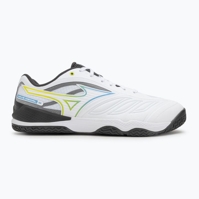 Scarpe da tennis Mizuno Wave Medal 8 white/all aboard/black sand 2