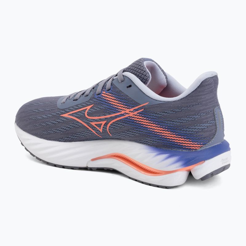 Scarpe da running da donna Mizuno Wave Inspire 21 blue granite/striking coral/irisbloom 3