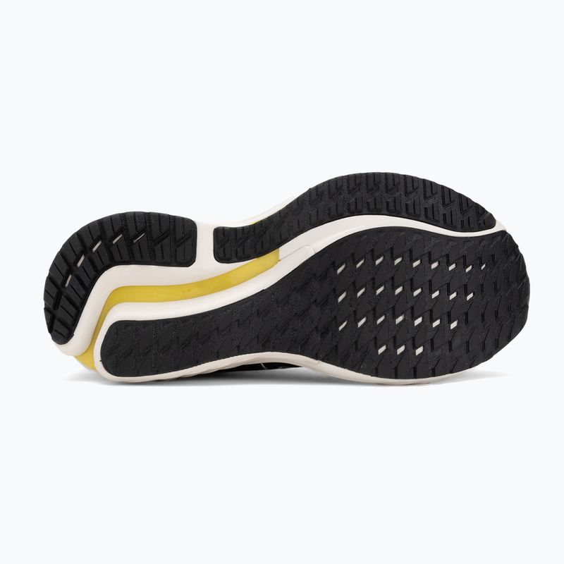 Scarpe da corsa da donna Mizuno Wave Inspire 21 nero/bianco/giallo brillante 4