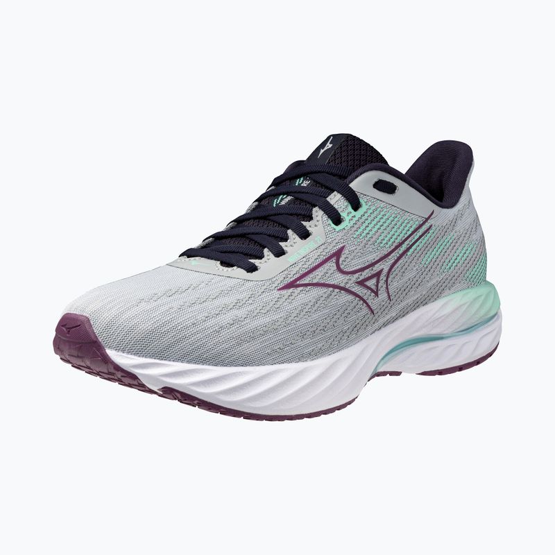 Scarpe da corsa da donna Mizuno Wave Inspire 21 blu perla/viola scuro/verde ghiaccio 3