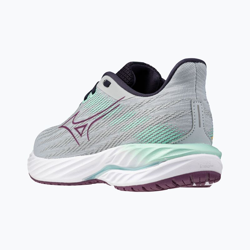 Scarpe da corsa da donna Mizuno Wave Inspire 21 blu perla/viola scuro/verde ghiaccio 4
