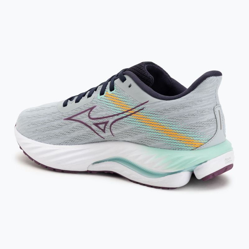Scarpe da corsa da donna Mizuno Wave Inspire 21 blu perla/viola scuro/verde ghiaccio 3