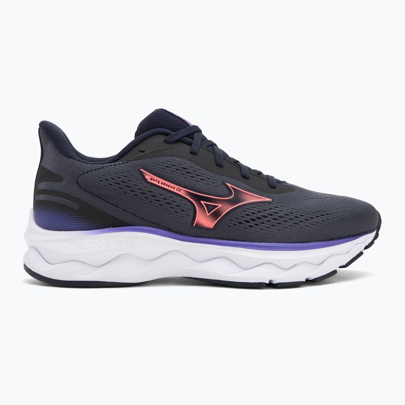 Scarpe da running donna Mizuno Wave Serene 2 baritone blue/striking coral/irisbloom 2