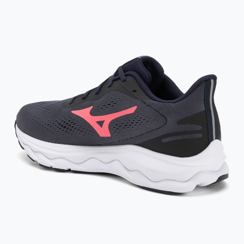 Scarpe da running donna Mizuno Wave Serene 2 baritone blue/striking coral/irisbloom 3