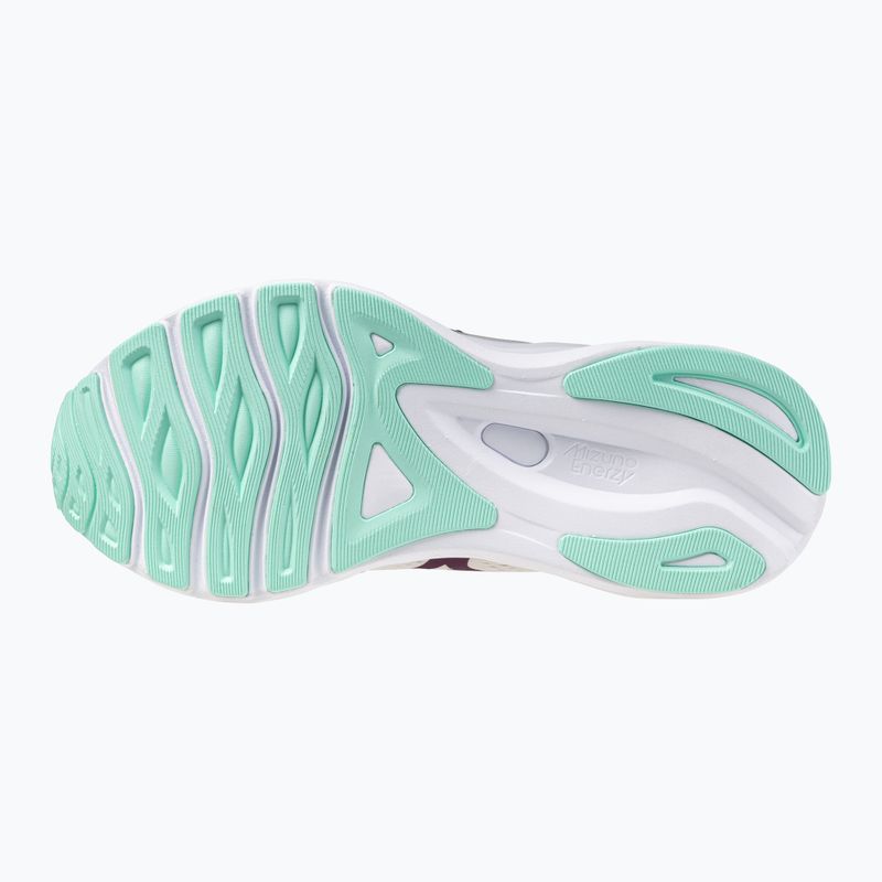 Scarpe da running donna Mizuno Wave Serene 2 snow white/dark purple/ice green 11