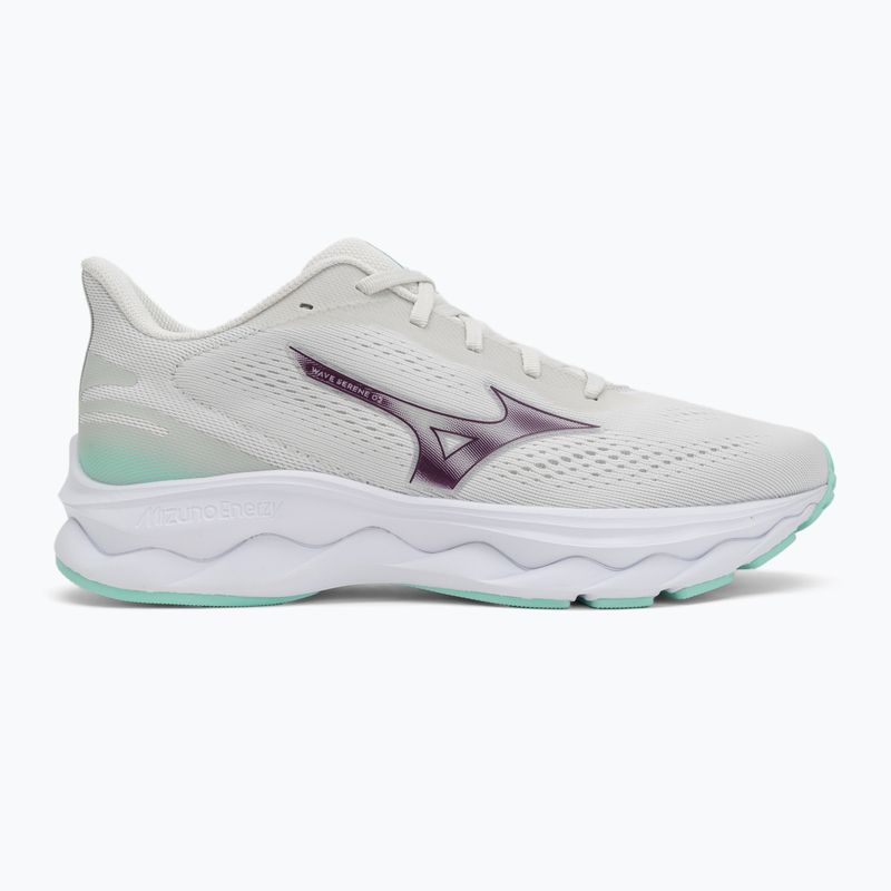 Scarpe da running donna Mizuno Wave Serene 2 snow white/dark purple/ice green 2