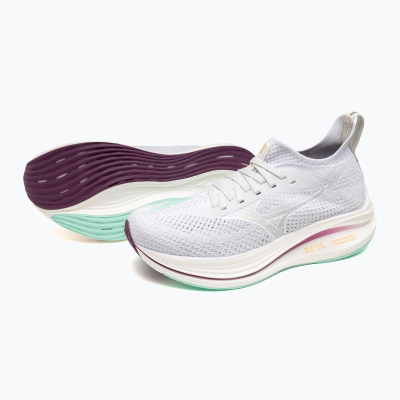 Scarpe da corsa da donna Mizuno Neo Zen Icelandic nimbus cloud/bianco/verde ghiaccio 8
