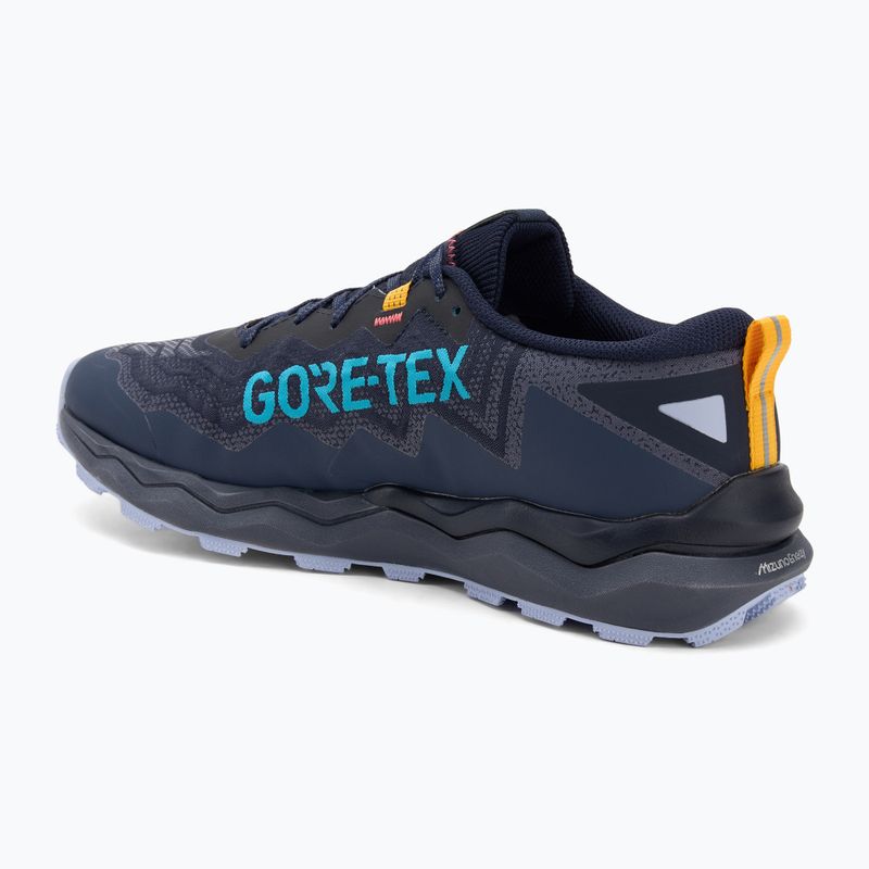 Scarpe da corsa da uomo Mizuno Wave Daichi 9 GTX blu baritono/capri breeze/icelandicblue 3