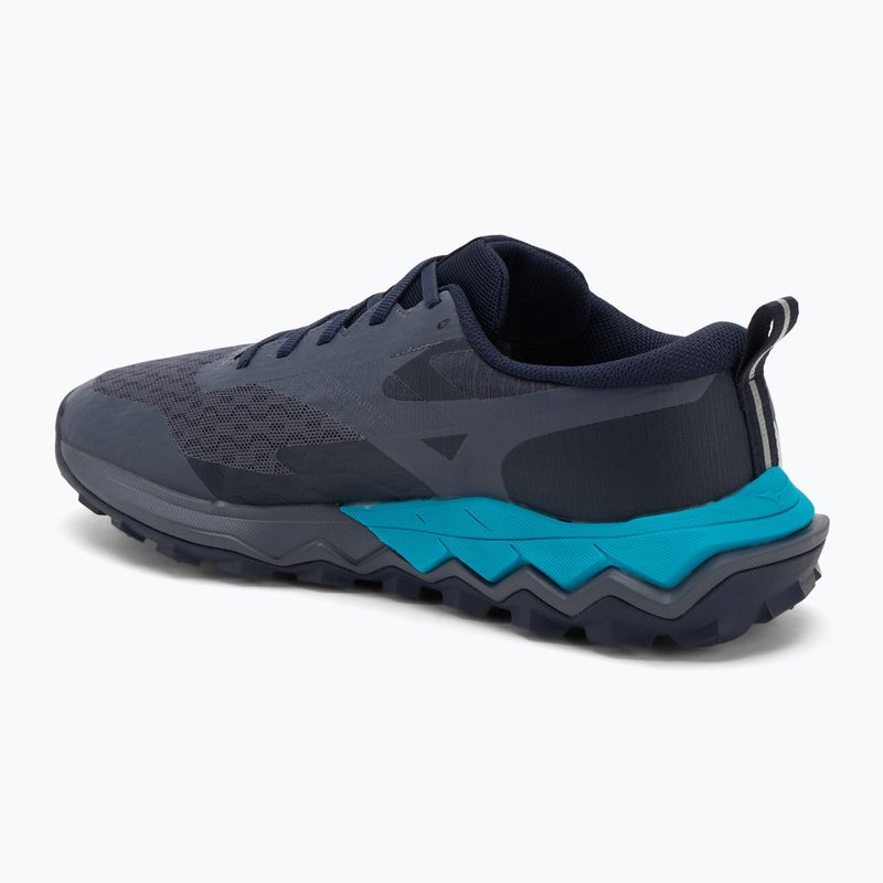 Scarpe da corsa da uomo Mizuno Wave Ibuki 5 GTX odyssey grigio/citrus/blu baritone 3