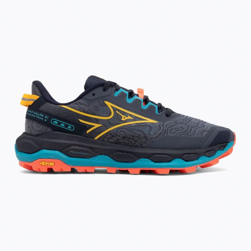 Scarpe da corsa da uomo Mizuno Wave Mujin 11 odyssey grigio/citrus/fiery coral 2 2