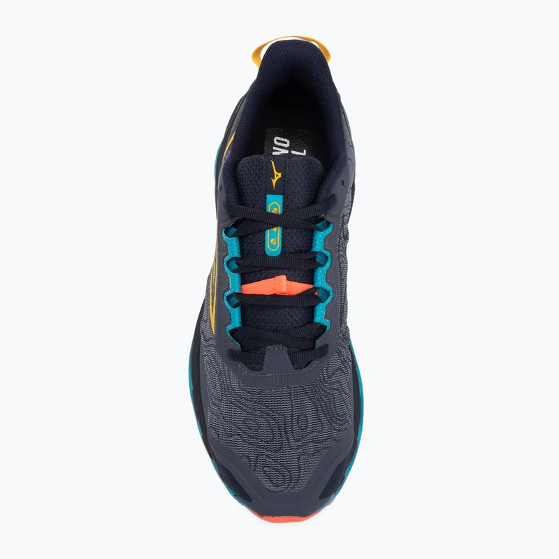 Scarpe da corsa da uomo Mizuno Wave Mujin 11 odyssey grigio/citrus/fiery coral 2 5