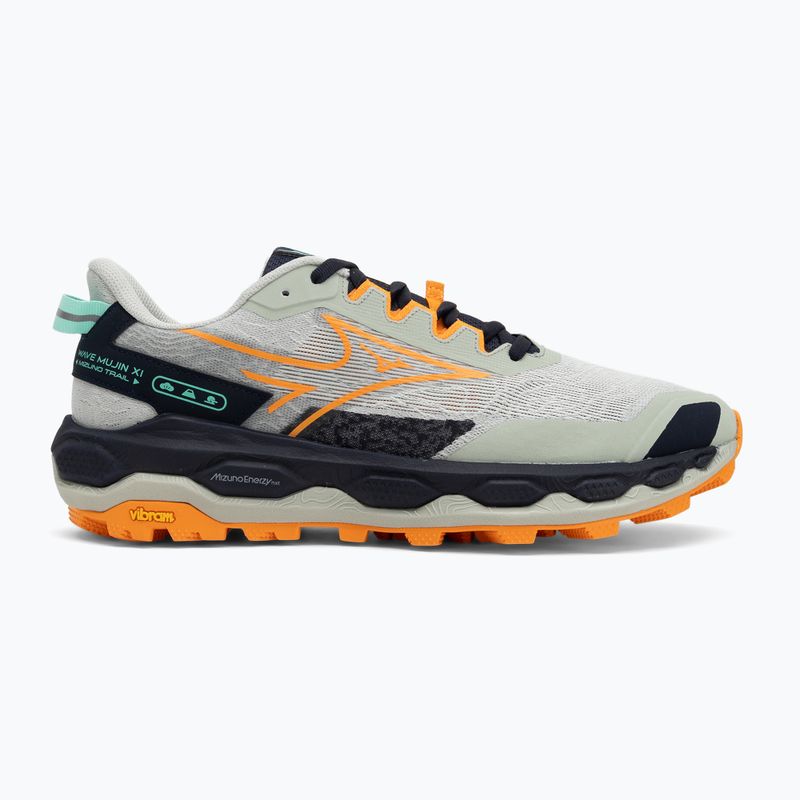 Scarpe da corsa da uomo Mizuno Wave Mujin 11 mercurio/tangelo/tangelo 2
