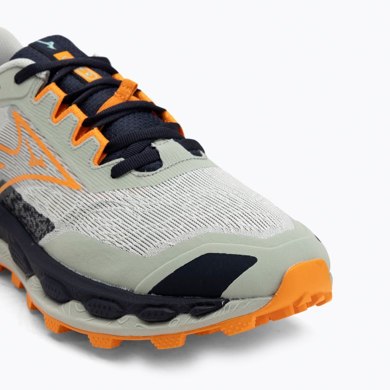 Scarpe da corsa da uomo Mizuno Wave Mujin 11 mercurio/tangelo/tangelo 7