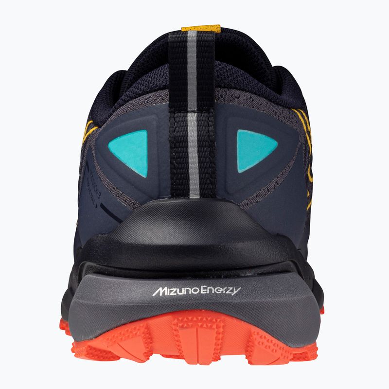 Scarpe da corsa da uomo Mizuno Wave Daichi 9 blu baritono/agrumi/corallo rosso 2 3