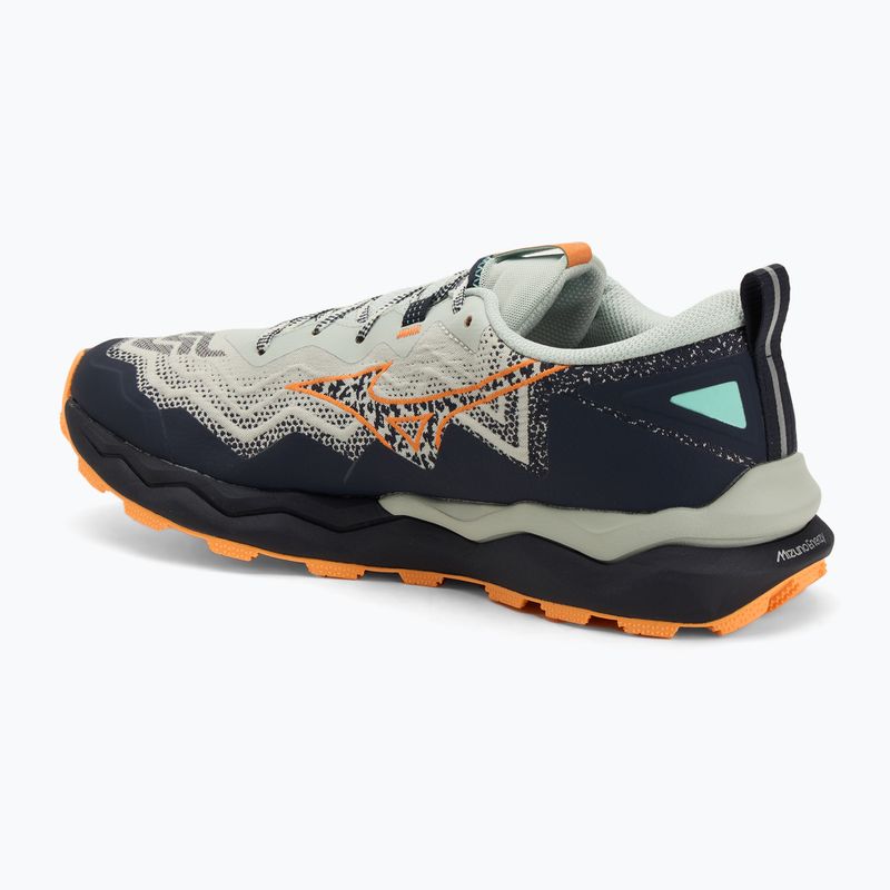 Scarpe da corsa da uomo Mizuno Wave Daichi 9 mercurio/tangelo/arancione 3