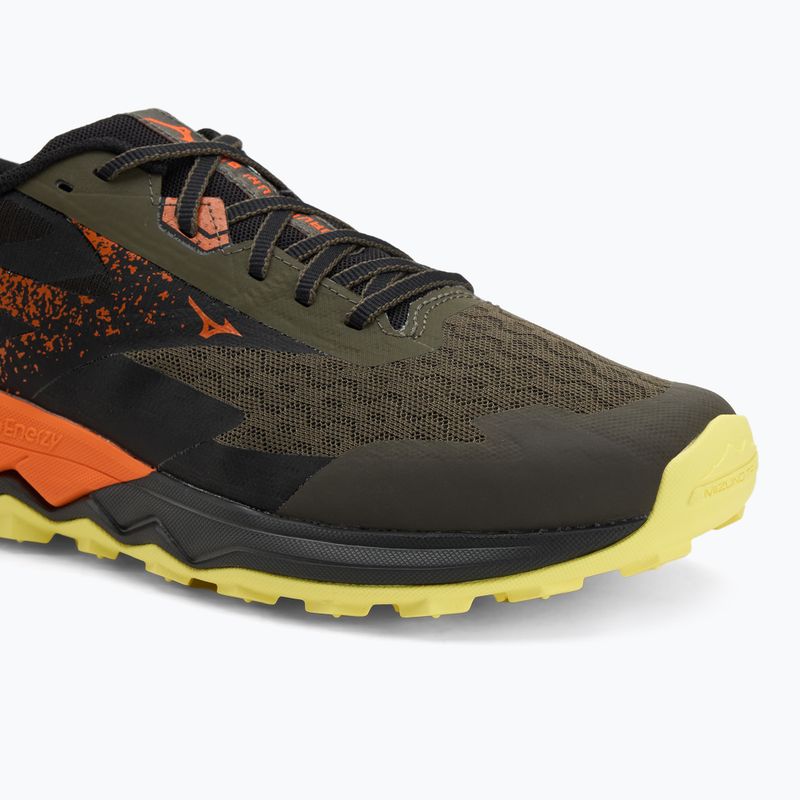 Scarpe da corsa da uomo Mizuno Wave Ibuki 5 foglia d'uva/arancio esotico/limone 7