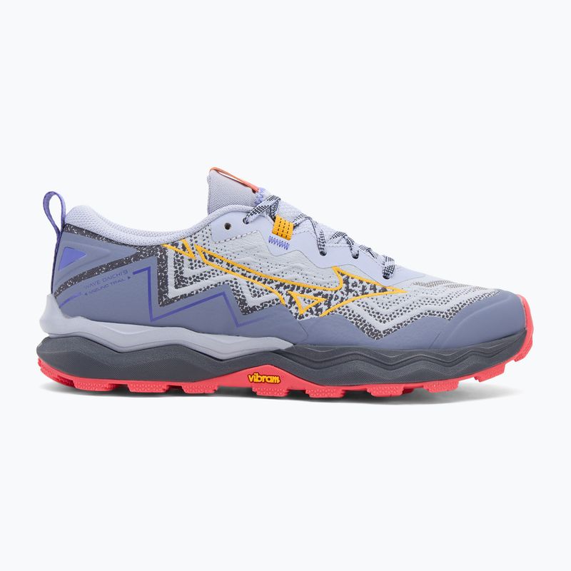 Scarpe da corsa da donna Mizuno Wave Daichi 9 blu islandese/citrus/calypsocoral 2