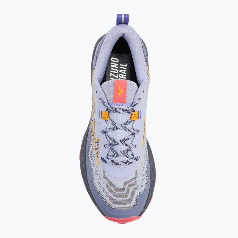 Scarpe da corsa da donna Mizuno Wave Daichi 9 blu islandese/citrus/calypsocoral 5
