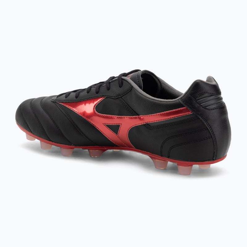 Scarpe da calcio Mizuno Morelia II Elite FG Uomo nero/morelia 40° rosso/nero sabbia 3