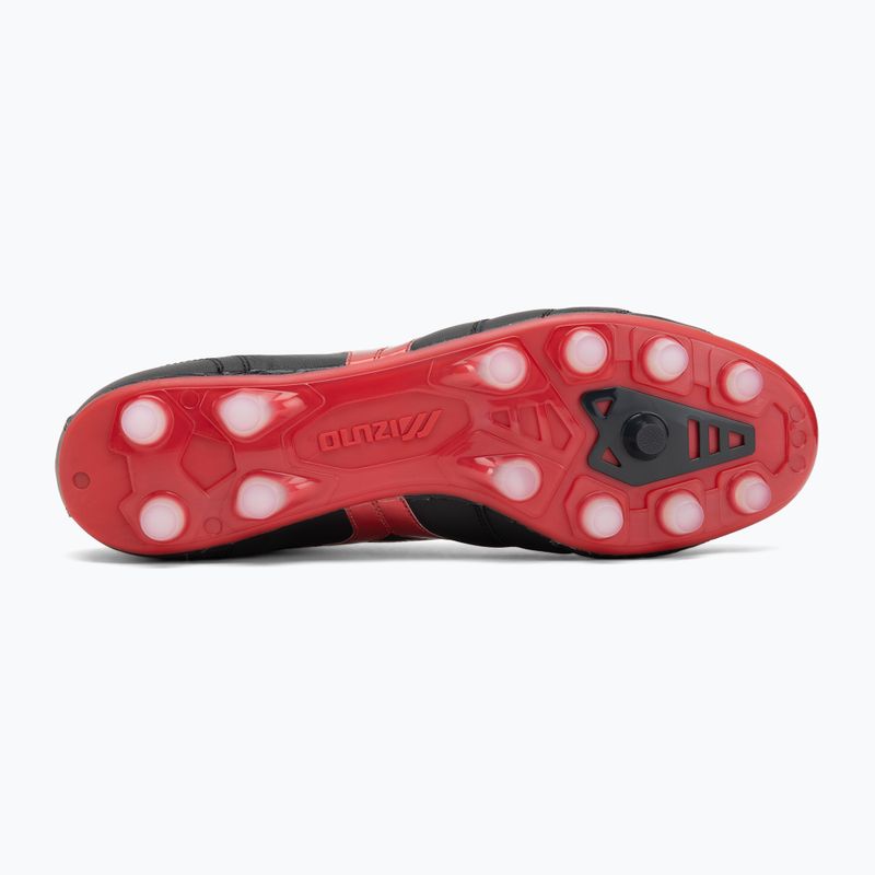 Scarpe da calcio Mizuno Morelia II Elite FG Uomo nero/morelia 40° rosso/nero sabbia 4