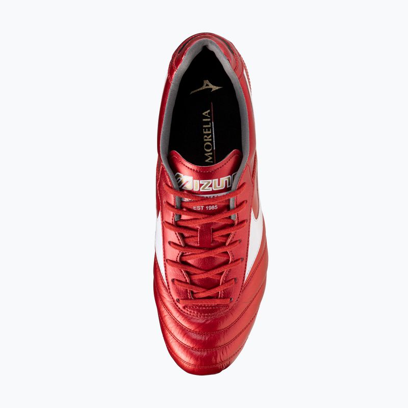 Scarpe da calcio Mizuno Morelia II Elite FG uomo 40° rosso/bianco/nero 12