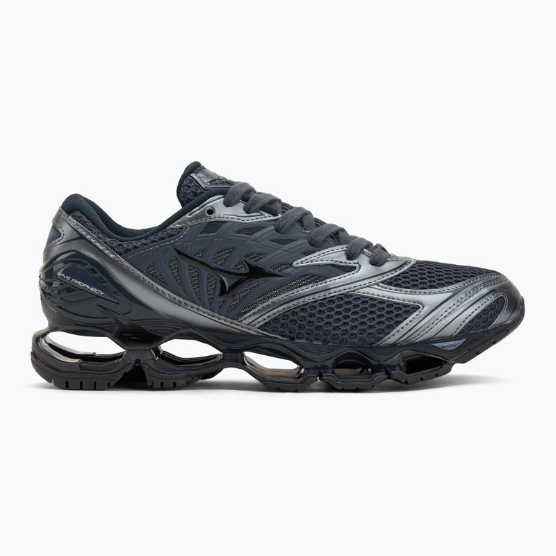 Scarpe da uomo Mizuno Wave Prophecy LS odyssey grigio/nero/grigio metallizzato 2