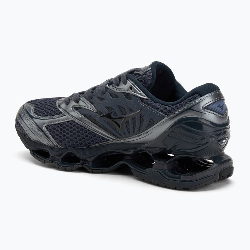 Scarpe da uomo Mizuno Wave Prophecy LS odyssey grigio/nero/grigio metallizzato 3