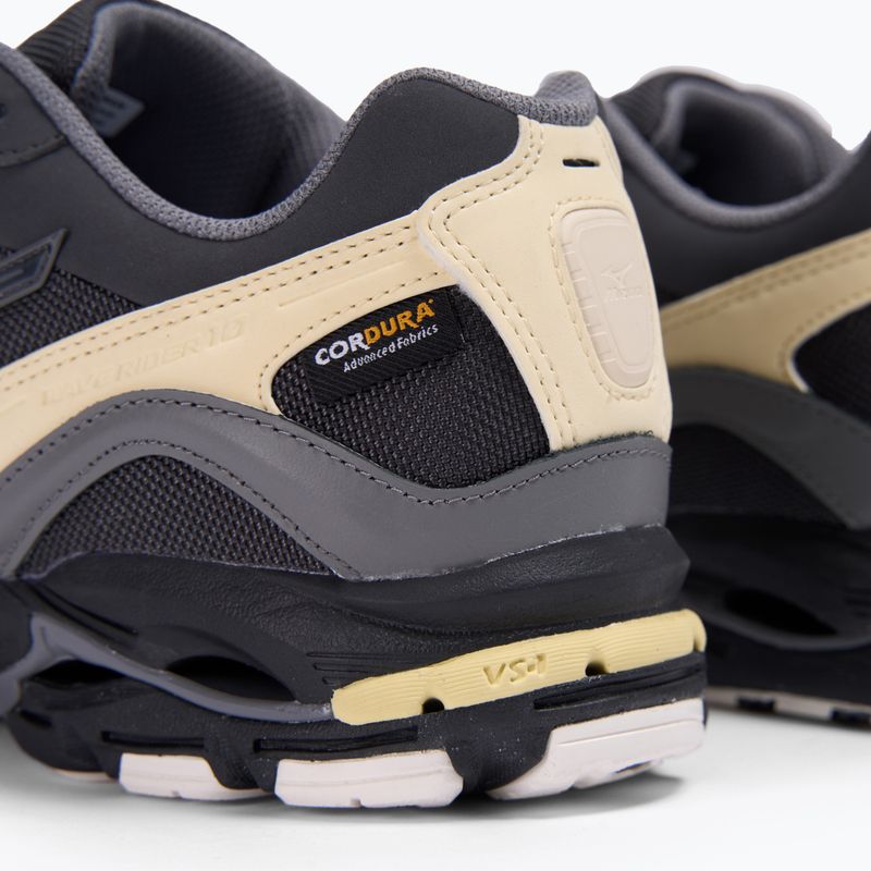 Scarpe da uomo Mizuno Wave Rider 10 Cordura black sand/quiet shade/banana crape 5