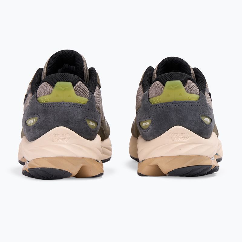 Scarpe da uomo Mizuno Wave Rider β vintage khaki/black sand/grape leaf 3