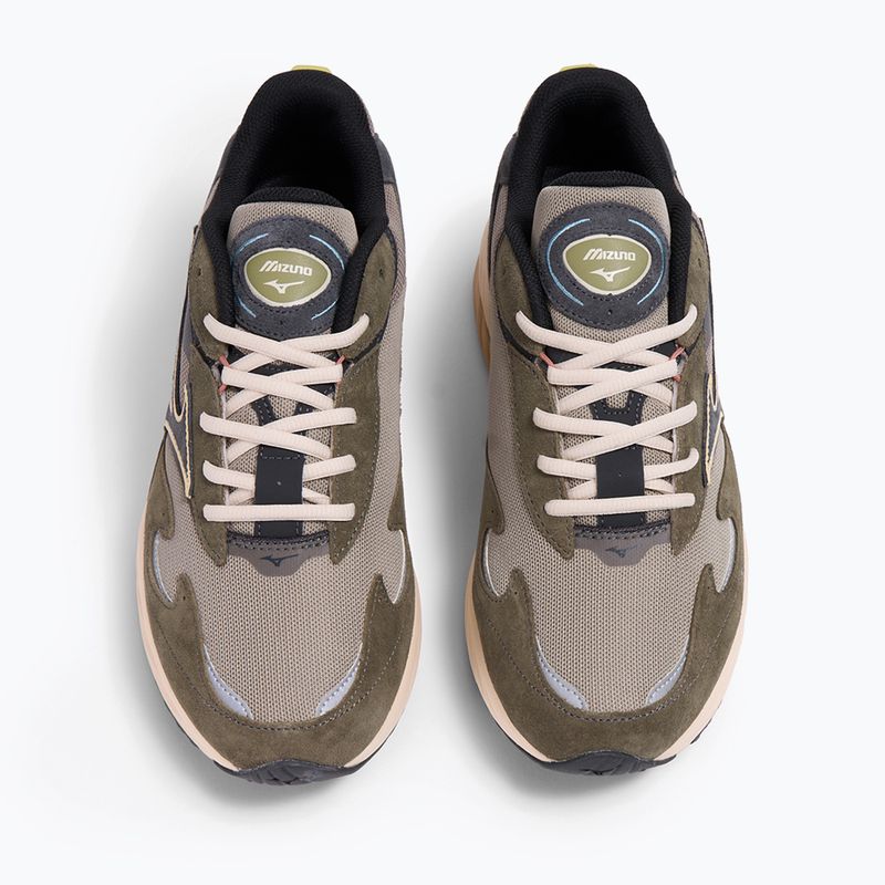 Scarpe da uomo Mizuno Wave Rider β vintage khaki/black sand/grape leaf 4