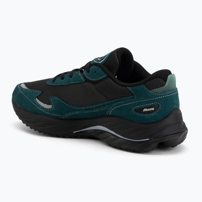 Scarpe da uomo Mizuno Wave Rider β black sand/black/deep teal 3
