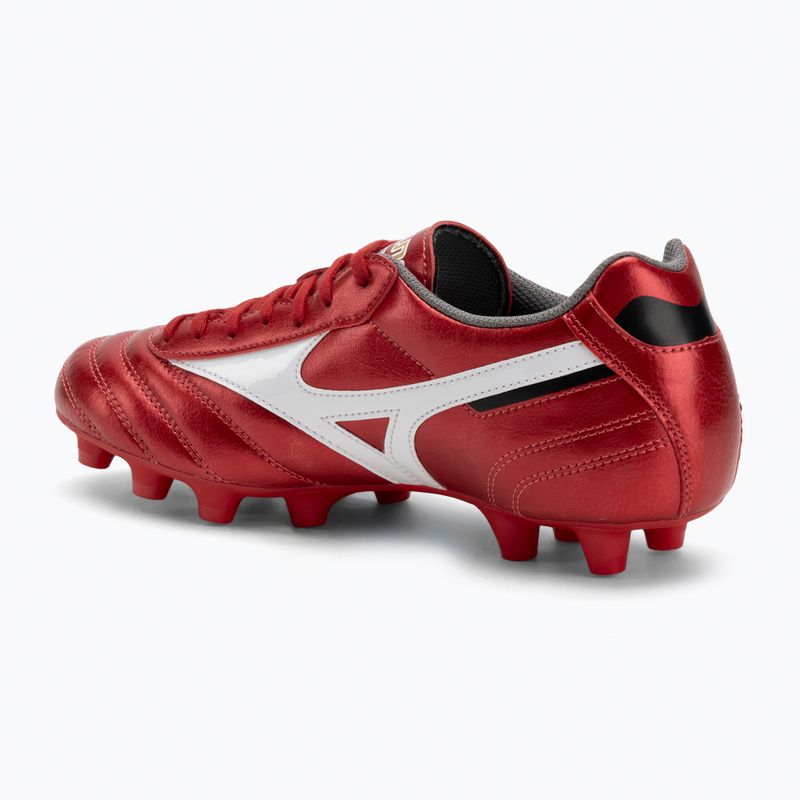 Scarpe da calcio Mizuno Morelia II Club FG 40° rosso/bianco/nero 3