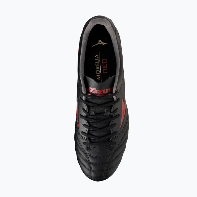 Scarpe da calcio Mizuno Morelia Neo IV Pro MD uomo nero/morelia 40° rosso/nero 12