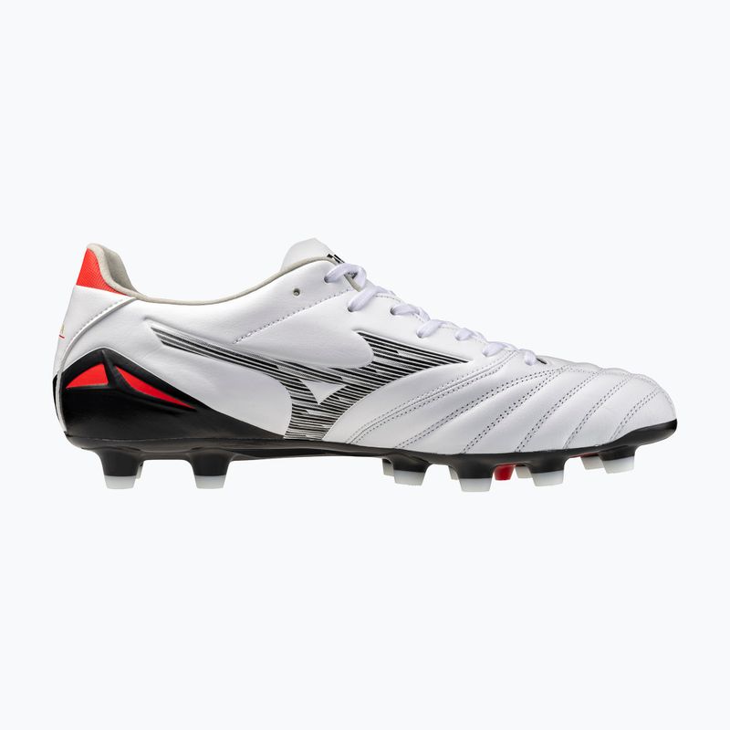 Scarpe da calcio uomo Mizuno Morelia Neo IV Pro MD white/black/chinese red 9