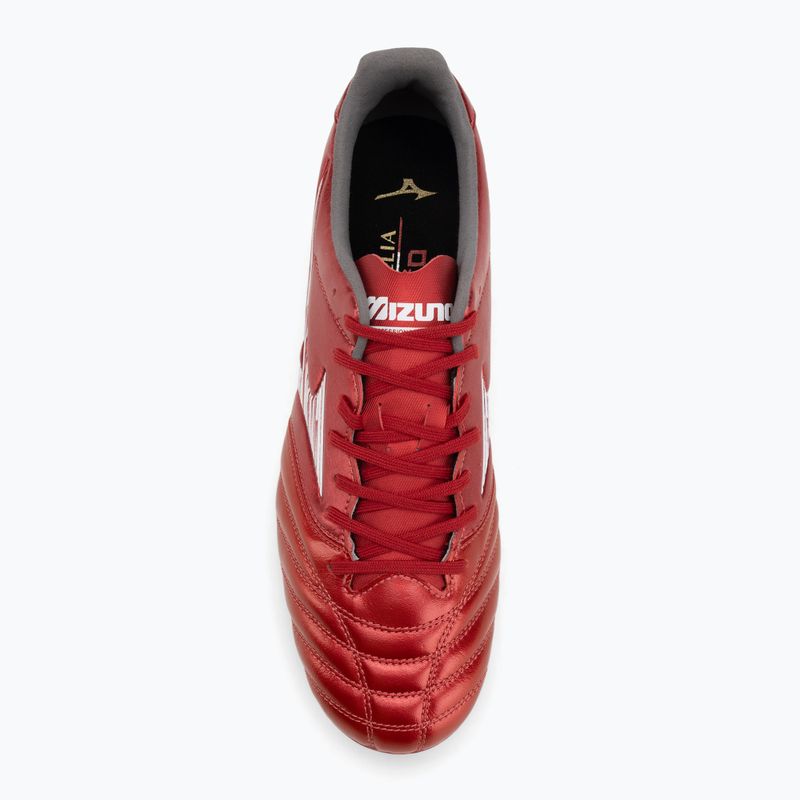 Scarpe da calcio Mizuno Morelia Neo IV Pro MD uomo 40° rosso/bianco/nero 5