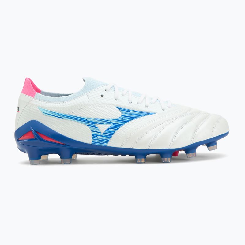 Scarpe da calcio da uomo Mizuno Morelia Neo IV β Japan Fg white/tanager turquoise/pink tetra 2