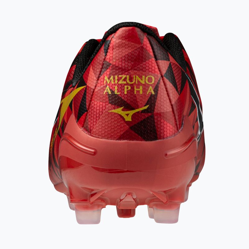 Scarpe da calcio Mizuno Alpha II Select AG morelia 40th rosso/nero/oro 3