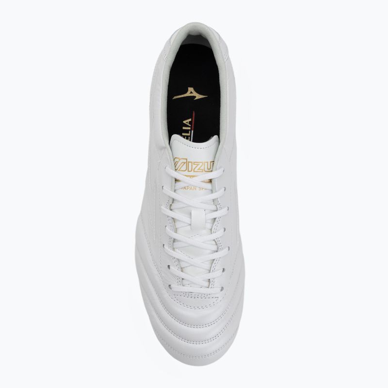Scarpe da calcio Mizuno Morelia Ul Japan bianche da uomo 5
