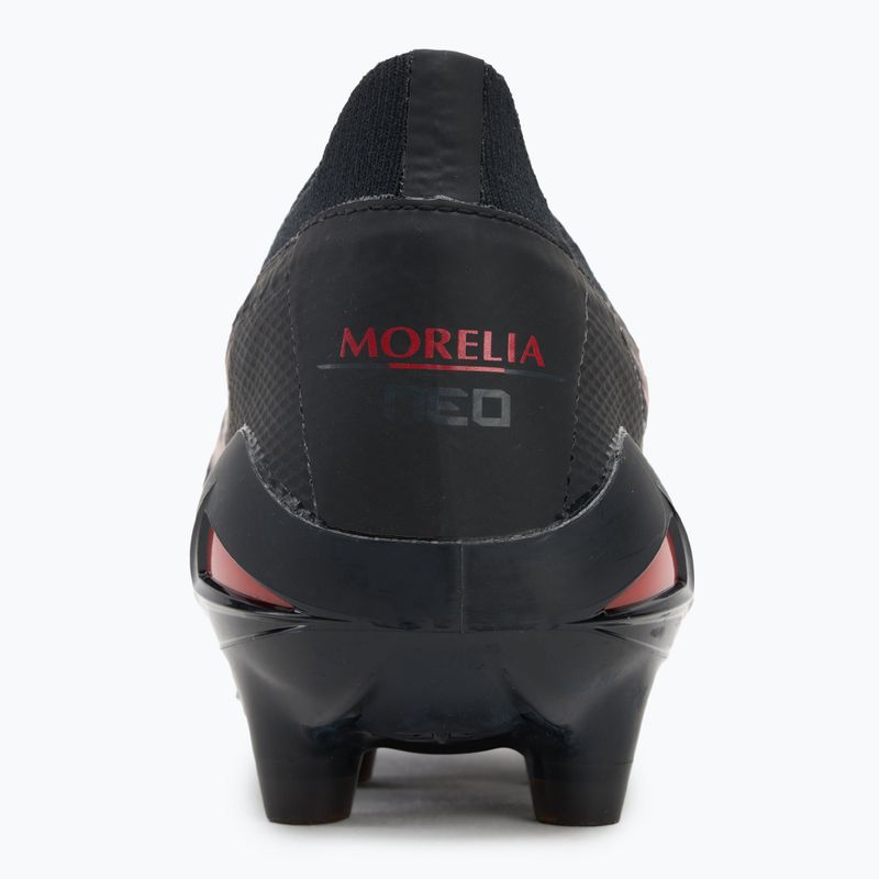 Mizuno Morelia Neo IV Β Elite MD nero/morelia 40° rosso/nero scarpe da calcio uomo 6