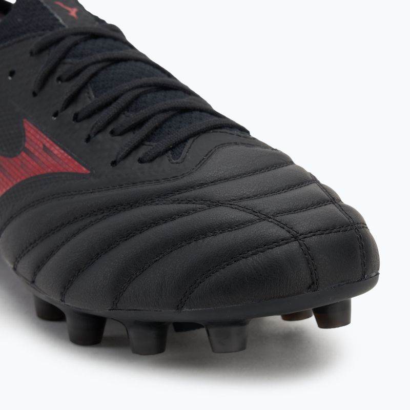 Mizuno Morelia Neo IV Β Elite MD nero/morelia 40° rosso/nero scarpe da calcio uomo 7