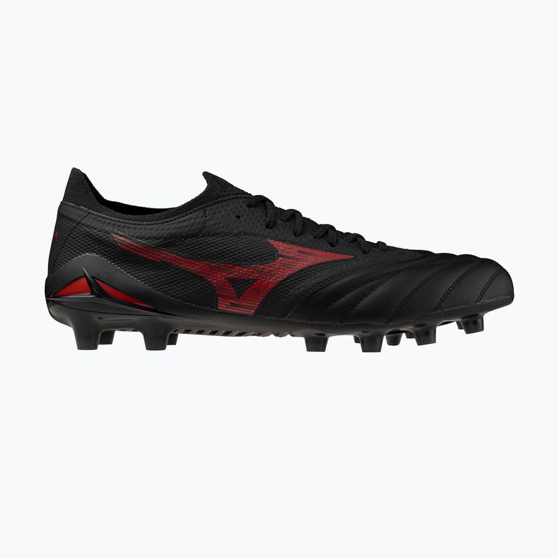 Mizuno Morelia Neo IV Β Elite MD nero/morelia 40° rosso/nero scarpe da calcio uomo 8