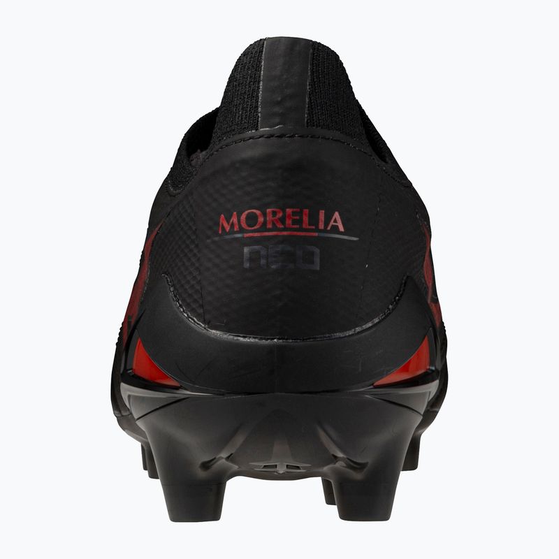 Mizuno Morelia Neo IV Β Elite MD nero/morelia 40° rosso/nero scarpe da calcio uomo 10