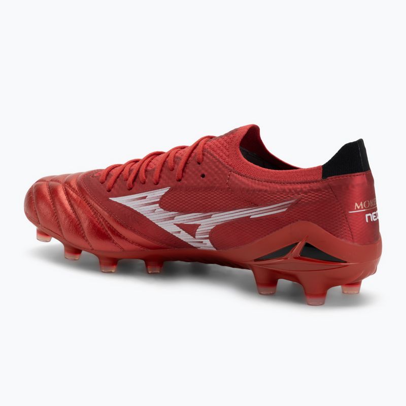 Scarpe da calcio Mizuno Morelia Neo IV Β Elite MD uomo 40° rosso/bianco/nero 3