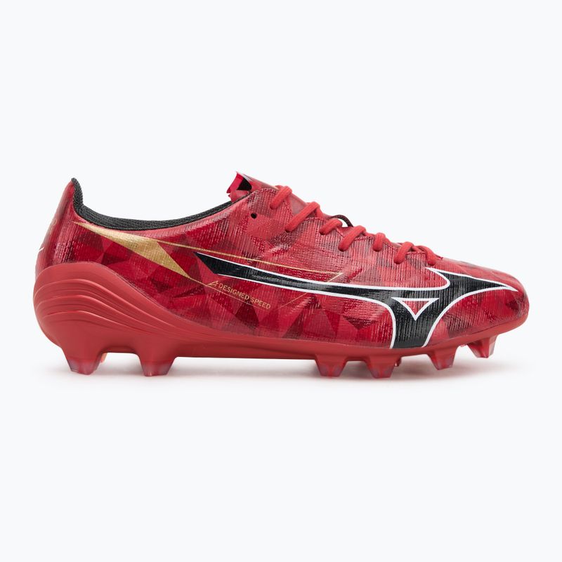 Scarpe da calcio da uomo Mizuno α II Japan Md morelia 40th rosso/nero/oro 2