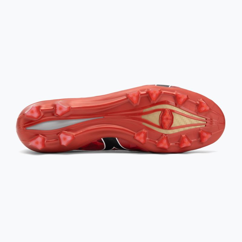 Scarpe da calcio Mizuno uomo α II Elite Md morelia 40° rosso/nero/oro 4