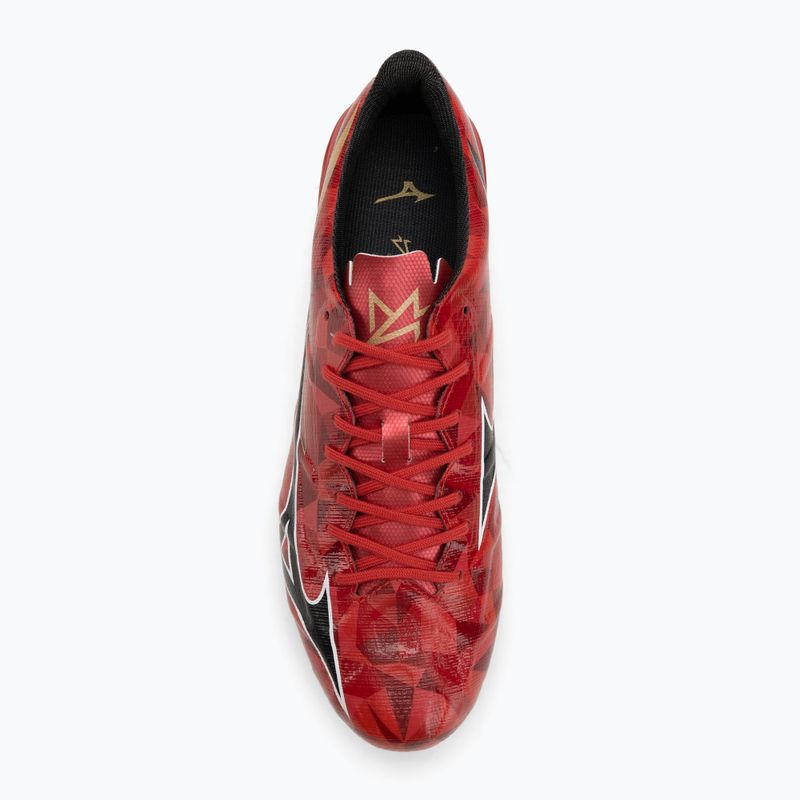Scarpe da calcio uomo Mizuno α II Pro Md morelia 40th rosso/nero/oro 5