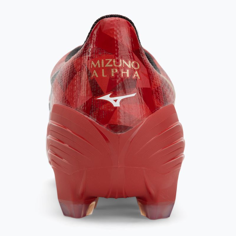 Scarpe da calcio uomo Mizuno α II Pro Md morelia 40th rosso/nero/oro 6