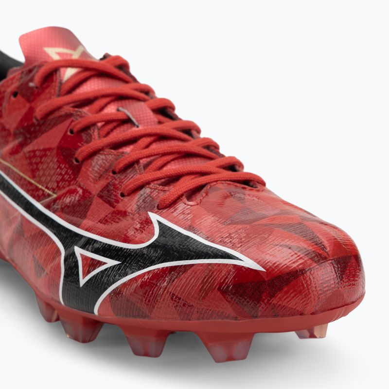 Scarpe da calcio uomo Mizuno α II Pro Md morelia 40th rosso/nero/oro 7