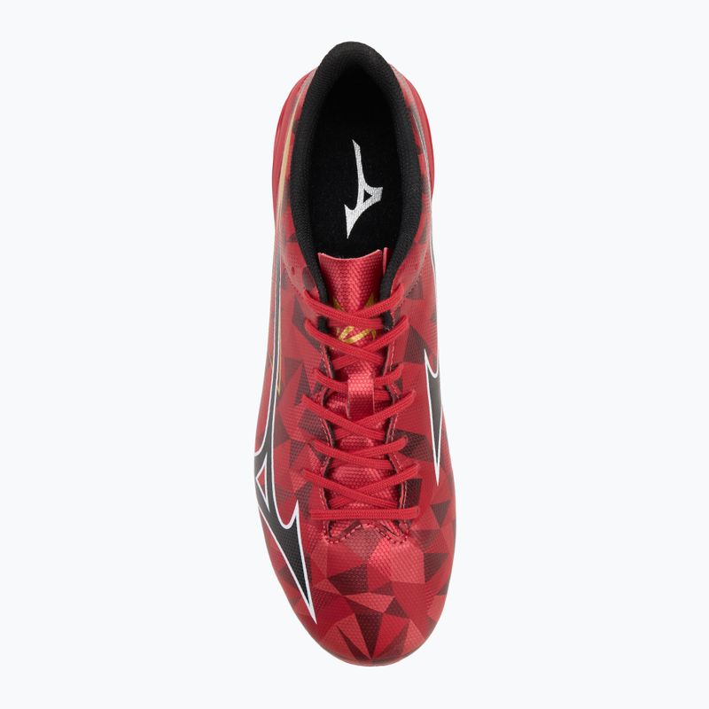 Mizuno α II Select Md morelia 40th rosso/nero/oro scarpe da calcio 5