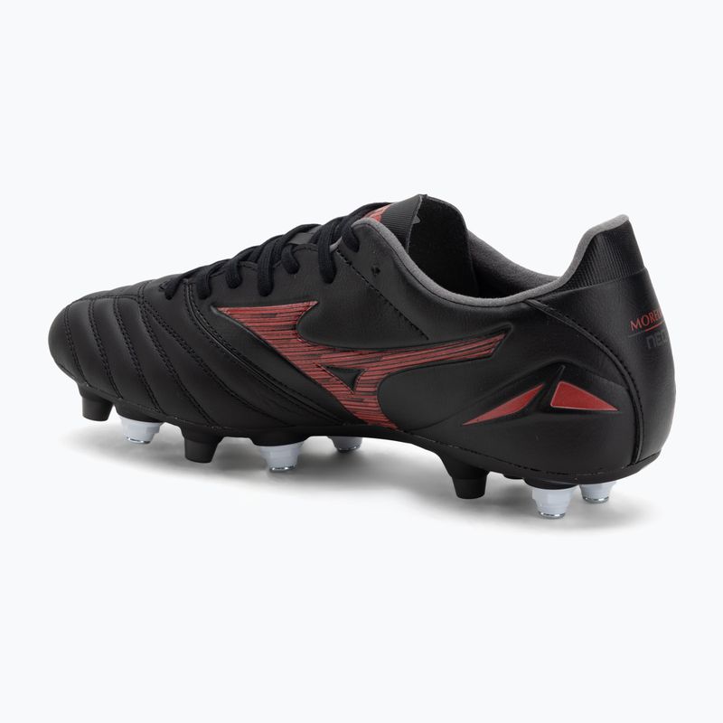 Scarpe da calcio Mizuno Morelia Neo IV Pro Mix nero/morelia 40° rosso/nero da uomo 3